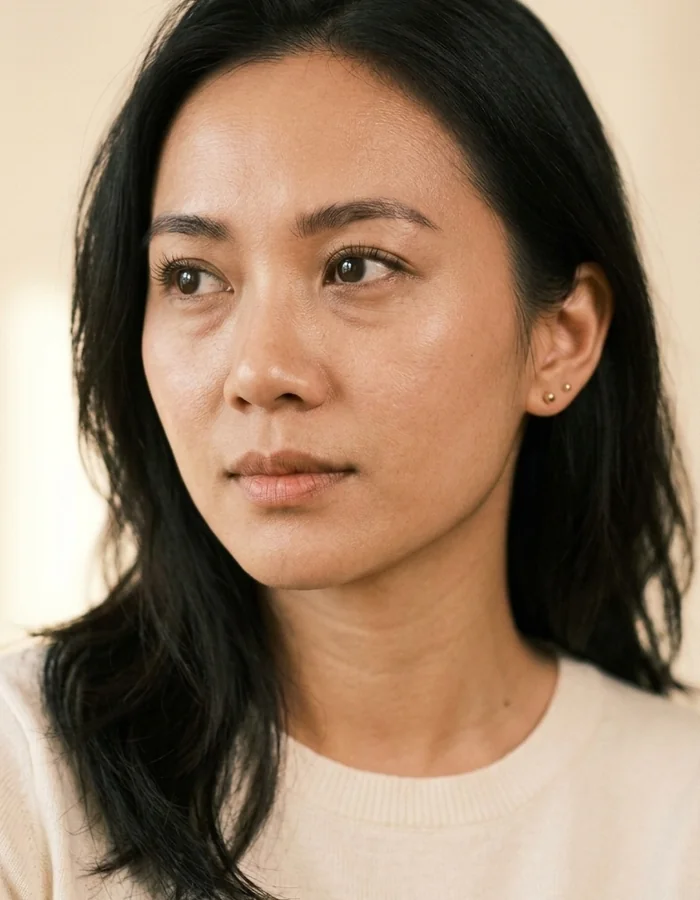 Minh họa làn da xỉn màu